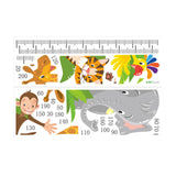 Maxbell Kids Growth Height Chart Wall Stickers Cartoon for Home Living Room Playroom A