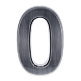 Maxbell 3 Pieces Plastic Self-Adhesive Door Number Sign Sticky Numeric Digit