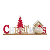 Christmas English Letters Sign Christmas Decor for Kitchen Farmhouse Bedroom Style A