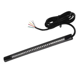 Maxbell 2xMotorcycle Flexible Integrated 48-LED Brake Tail Turn Signal Light Strip