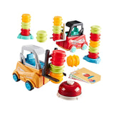Maxbell Engineer Forklift Transport Game Durable Stacking Toy for Children Kids Boys