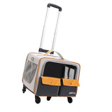 Cat Trolley Bag Handbag Smooth Zipper Pet Bag for Puppy Dogs