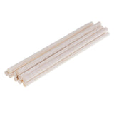 Maxbell 40 Pieces 4 Sizes Balsa Wood Unfinished Wood Round Stick Dowel Rod DIY Craft