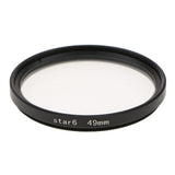 Maxbell Camera Lens Star Filter Special Effect 6-Point for   Nikon Sony 49mm