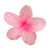 Maxbell Flower Shape Hair Claw Clip Nonslip Hair Clip for Women   Pink