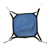 Maxbell Small Hamster Hammock for Cage House Hanging Bed Cage Toys for Mice Blue S