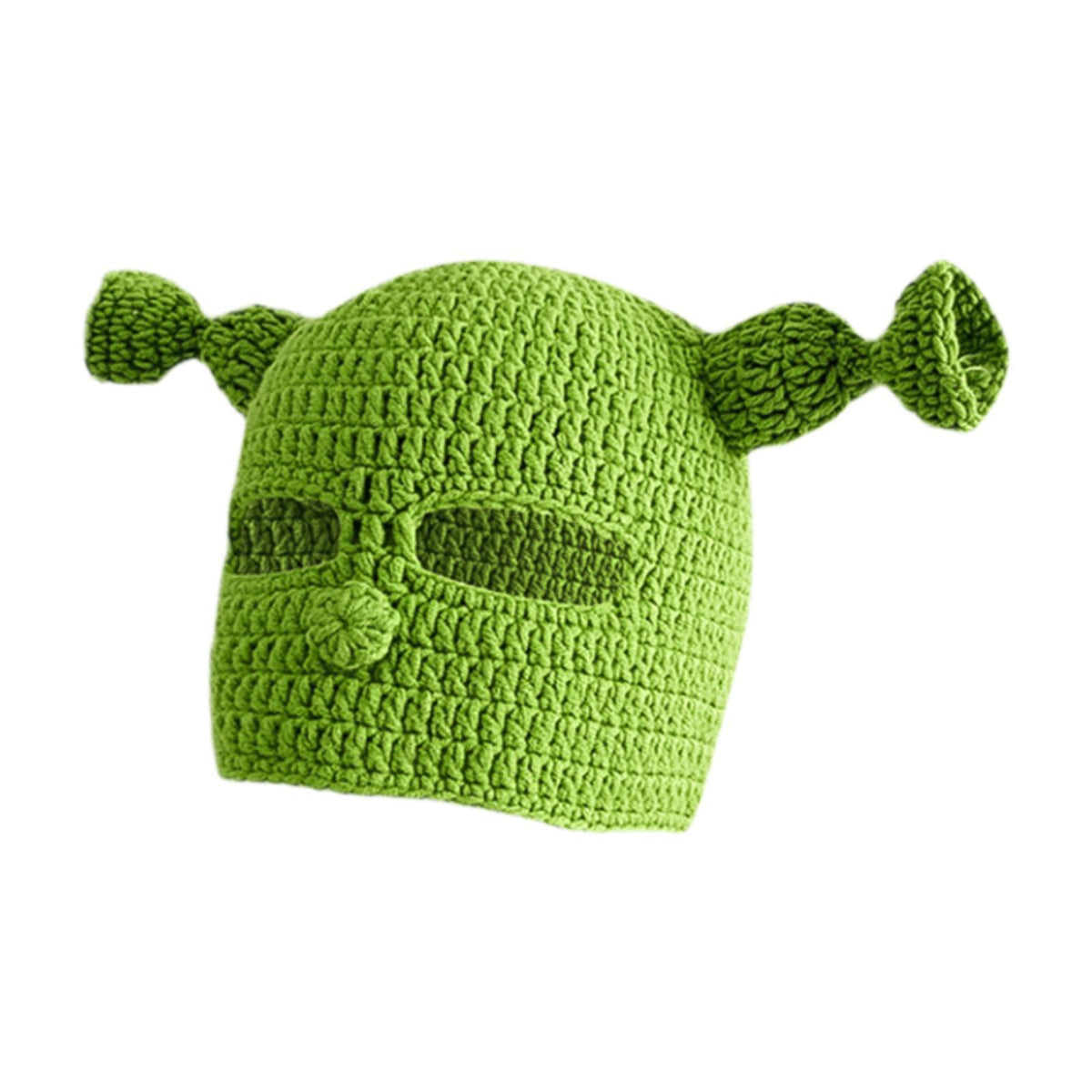 Maxbell Creative Knitted Hat Prop Headgear Funny Cap for Carnival Christmas green