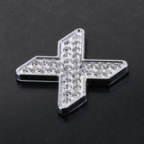 Maxbell Rhinestone Diamante DIY Letter X Alphabet 3D Car Badge Sticker Decal Emblem - Aladdin Shoppers