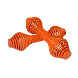 Maxbell 2Pcs Spring Steel Fitness Dumbbells Lady Curl Sports Equipment Hand Weights Orange Red
