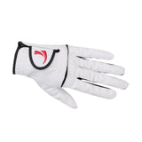 Maxbell Maxbell Men's Soft Breathable Synthetic Leather Golf Glove Mitten for Left Hand 23#