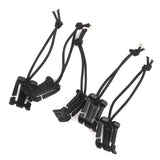 Maxbell 10 Military Backpack Molle Webbing Connecting Clips & 5 Elastic Cord Buckles