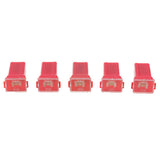 Maxbell 2x 5 Pieces Car FLF-M Standard Female Push In Cartridge Fuses 50AMP 32V Red