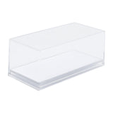 Maxbell Acrylic Display Case Storage for Collectibles Small Toys Mini Action Figures White Base