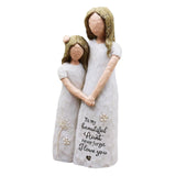 Maxbell Niece and Aunt Figurine Figure for Family Celebrations Thanksgiving Holidays