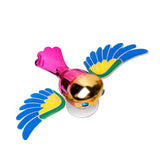 Bird Decoration Toy Multifunctional Flying Bird Toys Electric Bike Companion Blue