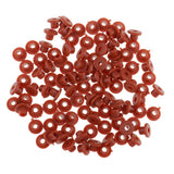 Maxbell Maxbell 100pcs Red Rubber Grommets Nipples Set For Tattoo Machine Needles Supplies