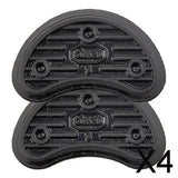 Maxbell 4xPair Anti Slip Rubber Stick On STILETTO Shoe Sole High Heel Tips Tap 31x16mm