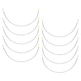 Maxbell 12 Pairs Women's Stainless Steel Handmade Bra Underwire Replacement Cup C D