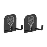 Maxbell 2Pcs Pickleball Paddle Rack Holds Badminton for Garage Workouts Tennis Court