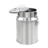 Maxbell Milk Bucket Stainless Steel Portable Farm Animals Supplies Stable Individual 10L
