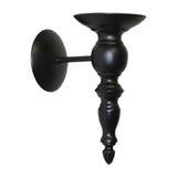 Wall Sconce Candle Holder Tealight Candle Holder for Fireplace Bedroom Porch Black