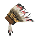 Indian Feather Headdress Decor Headband for Carnivals Stage
