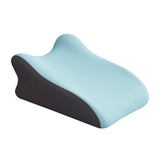 Maxbell Back Pillow Memory Cotton Wedge Prone Pillow for Office Dorm Watching Movies blue
