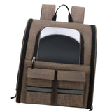Maxbell Maxbell Pet Cat Carrier Backpack Dog Travel Bag Tote Adjustable Shoulder Strap Khaki