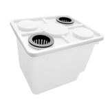 Maxbell Hydroponic Grow Barrels Multipurpose Growth Planter for Flowers Tomato Fruit white