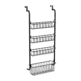 Maxbell over The Door Pantry Organizer Hanging Baskets for Playroom Bathroom Laundry 40cmx16.5cmx107cm