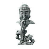 Maxbell Buddha Statue Crafts Collectible Sculpture for Bookshelf Office Coffee Table 7.5cmx5cmx15cm