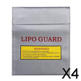 Maxbell 4xFireproof RC Lipo Battery Safe Bag Lipo Guard Charging Protection bag Pouch