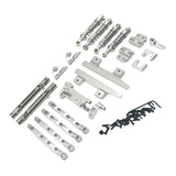 Maxbell RC Car Upgrade Spare Kits Sturdy Metal for 1/12 MN82 LC79 RC Vehicles RC Car argent