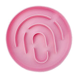 Maxbell Slow Feeder Cat Bowl Silicone Dog Treats Mat Anti Gulping for Dogs and Cats Pink