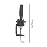 Maxbell 2 Pieces Hat Display Wig Head Bracket Portable Wig Holder for Women Lady Wig Black