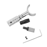 Maxbell 2xAdjustable Stainless Steel Leather Tool Cutting Swivel Carving Knife Set