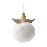 Maxbell Christmas Plush Angel Girl Hanging Decorations Ornament for Office Door Home Style D