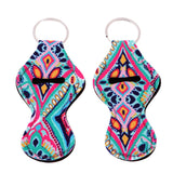 Maxbell 2 Pair Colorful Handy Lip Balm Holder Key Chain Gifts for Kids and Adults