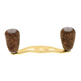 Maxbell Carbon Fiber Fishing Reel Handle Wood Knob for Baitcasting Reel 85mm Gold - Aladdin Shoppers
