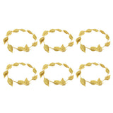 Maxbell 6 Pieces Gold Leaves Headband Fancy Dress Costume Accessories Party Headwear