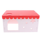 Maxbell Maxbell 1 Pc Hamster Chinchilla Rat Mouse Wooden Houses Small Animal Hideouts Red