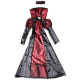 Medieval Vampire Costume Dress Ball Gown Halloween Zombie Fancy Dress