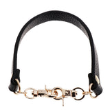 Maxbell 10Pieces PU Leather Short Handbag Bag Strap Replacement Purse Handle Black