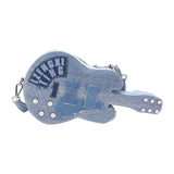 Maxbell Shoulder Bag for Women Guitar Shape Crossbody Bag for Vacation Street Travel