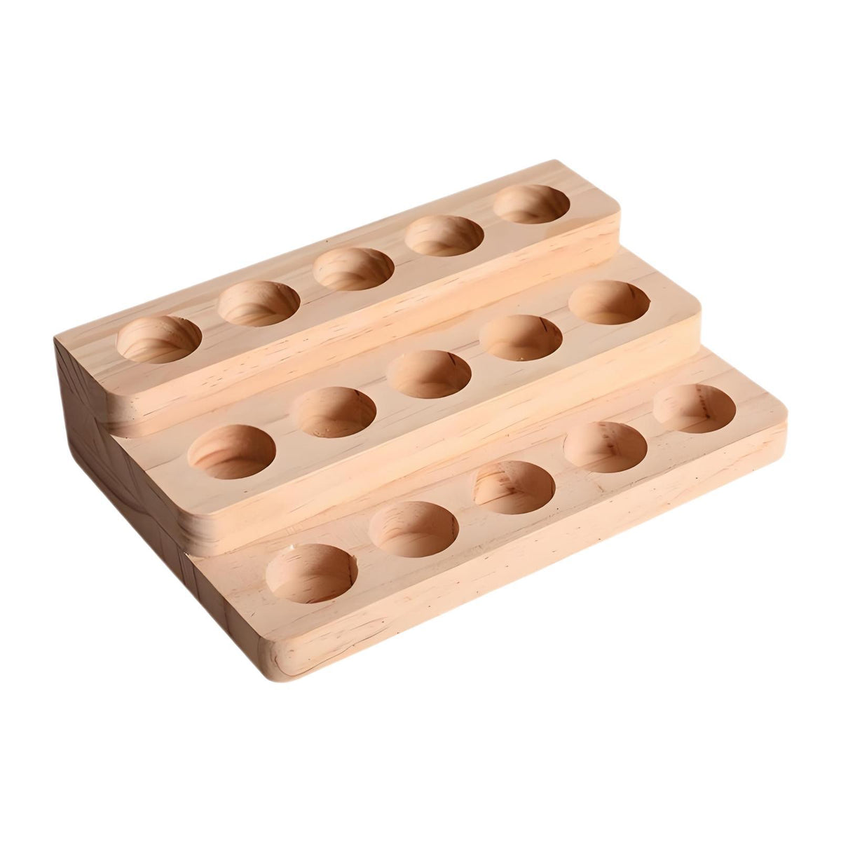 Maxbell Wooden Essential Oil Display Holder Essential Oil Display Holder for Holiday 3 layers