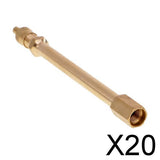 Maxbell 20x100mm Length Copper Auto Car Van Truck Valve Stem Extension Rod Extender