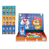 Maxbell Jigsaw Puzzle Box for Kids Educational Game for Travel Birthday Children Day Animal Pattern