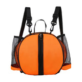 Maxbell Maxbell Basketball Shoulder Bag Basketball Tote Bag for Boys Girls Accessory Durable Double Strap Orange