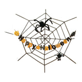 Maxbell Halloween Spider Web Decoration Halloween Decor for Wall Party Supplies Yard Style A
