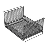 Maxbell Wire Storage Basket Stackable Metal Storage Bin for Closets Kitchen Bathroom black